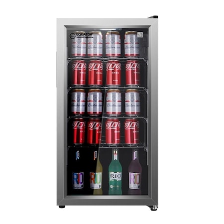Equator Advanced Appliances Equator 3.17 cu.ft. Black Beverage Refrigerator Single Temperature Zone Freestanding BR 317 S